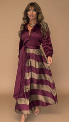 Yvette | Striped Maxi Dress
