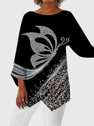 Letty | Elegant Crew Neck Top