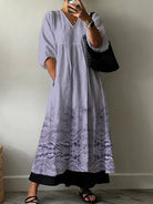 Flora | Elegant Printed Dress