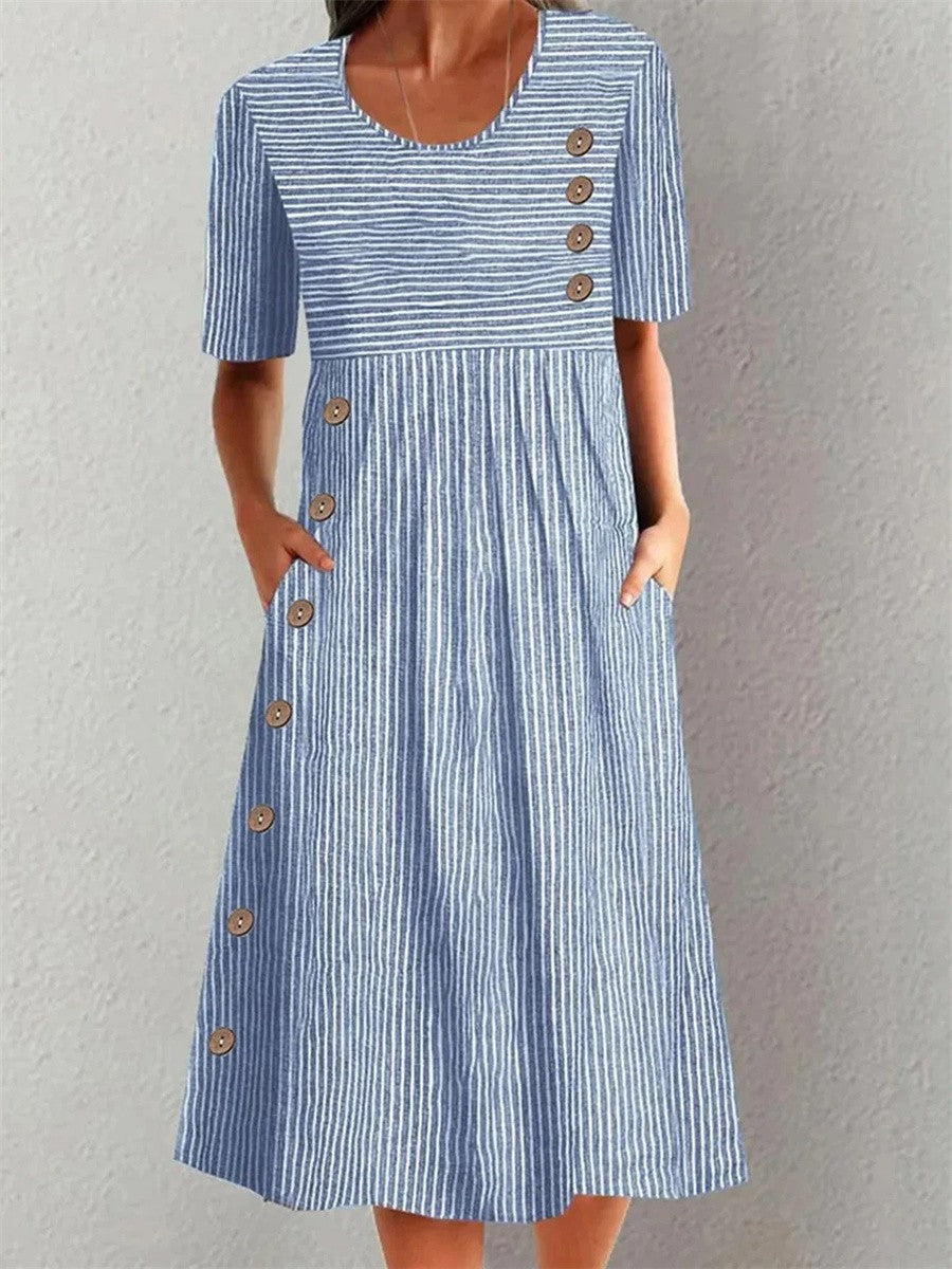 Pomeline | Striped Summer Dress