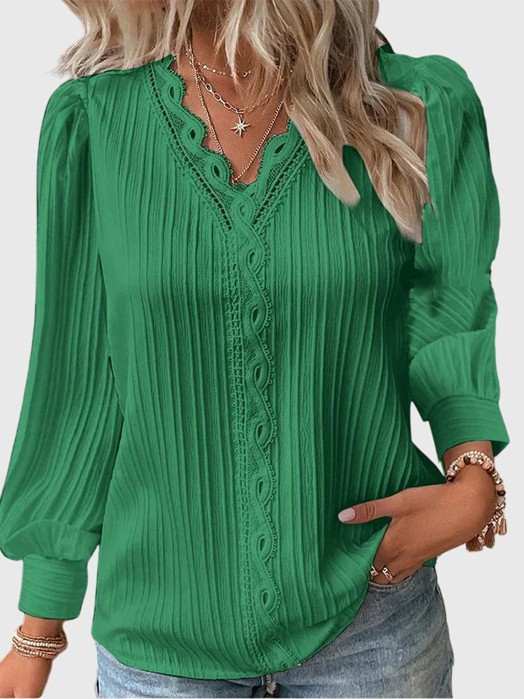 Frieda | Elegant Pullover Blouse