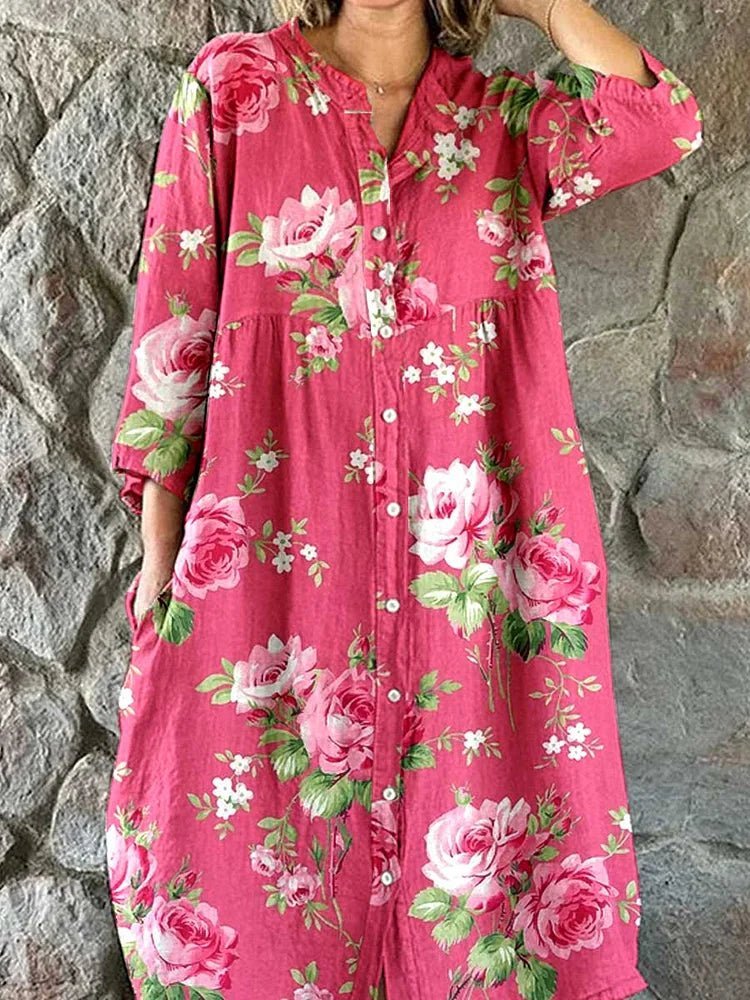 Chloe | Art Floral Dress