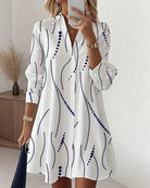 Nina | Wavy Collar Shirt