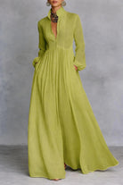 Sephora | Flowing Button-Front Maxi Dress