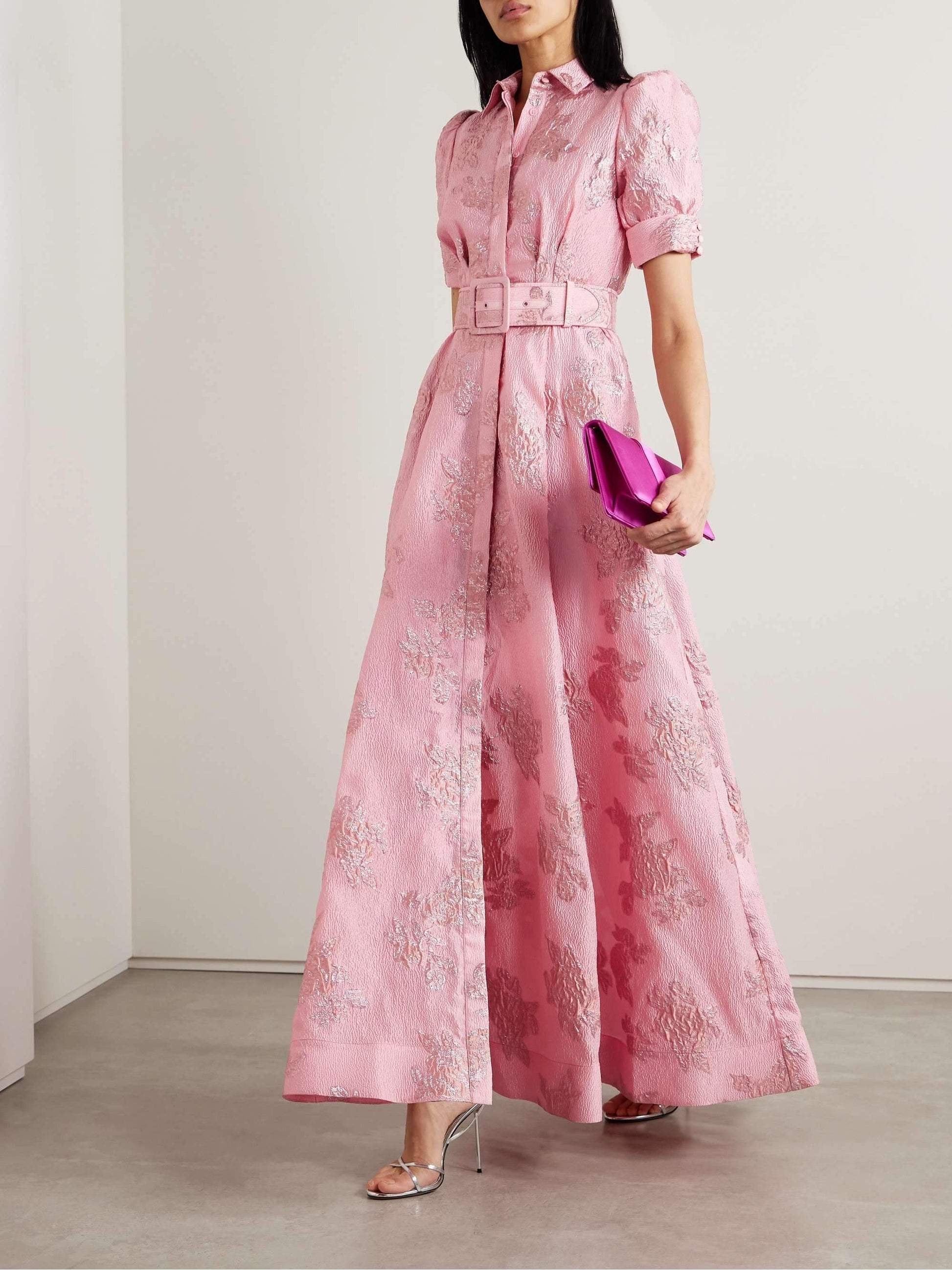 Sarah | Short Puff Sleeves Dress
