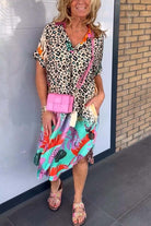 Nyla | Relaxed Leopard Print Dress