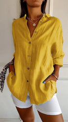 Isabella | Pleated Blouse