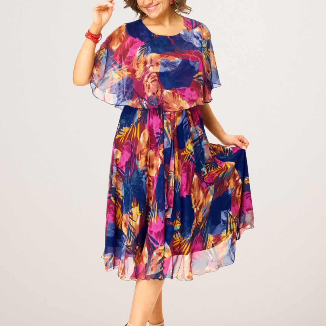 Lilibet | Plus Size Chiffon Dress