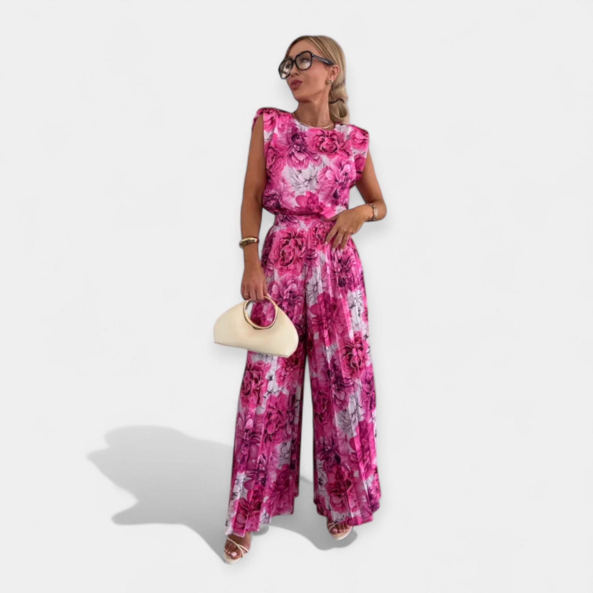 Jackie | Summer Outfit: Top and Pants Set