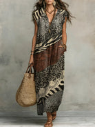 Stormi | Mixed Print Maxi Dress