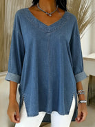 Beatrix | Relaxed V-Neck Top