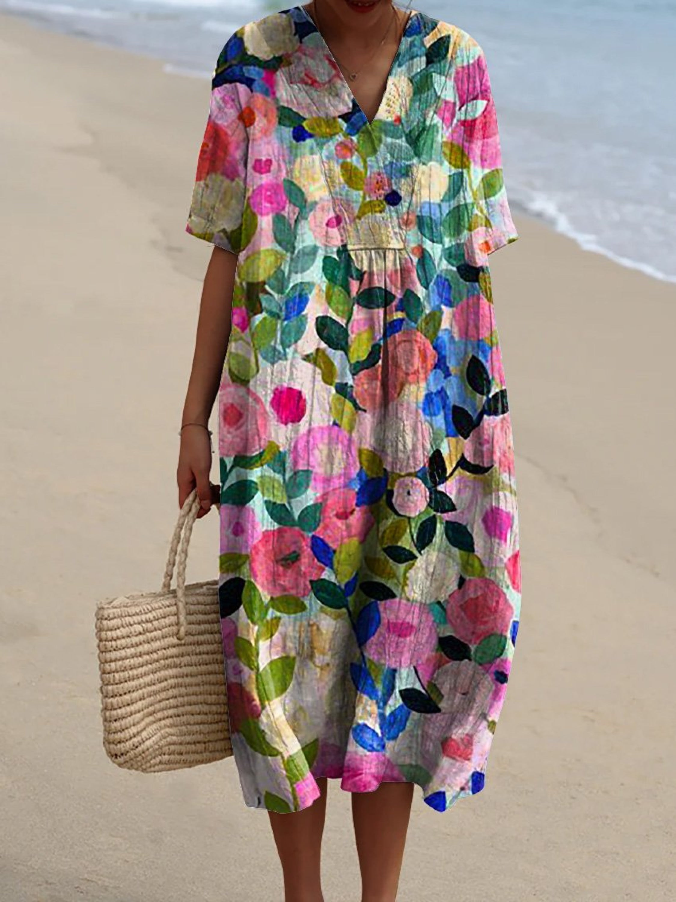 Lowri | Vintage Flower Dress